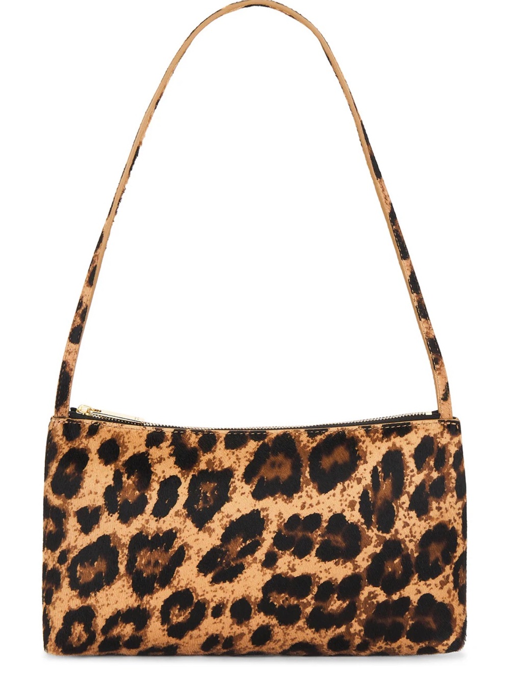 Mansur Gavriel Gaia Leopard Print Calf Hair Shoulder Bag